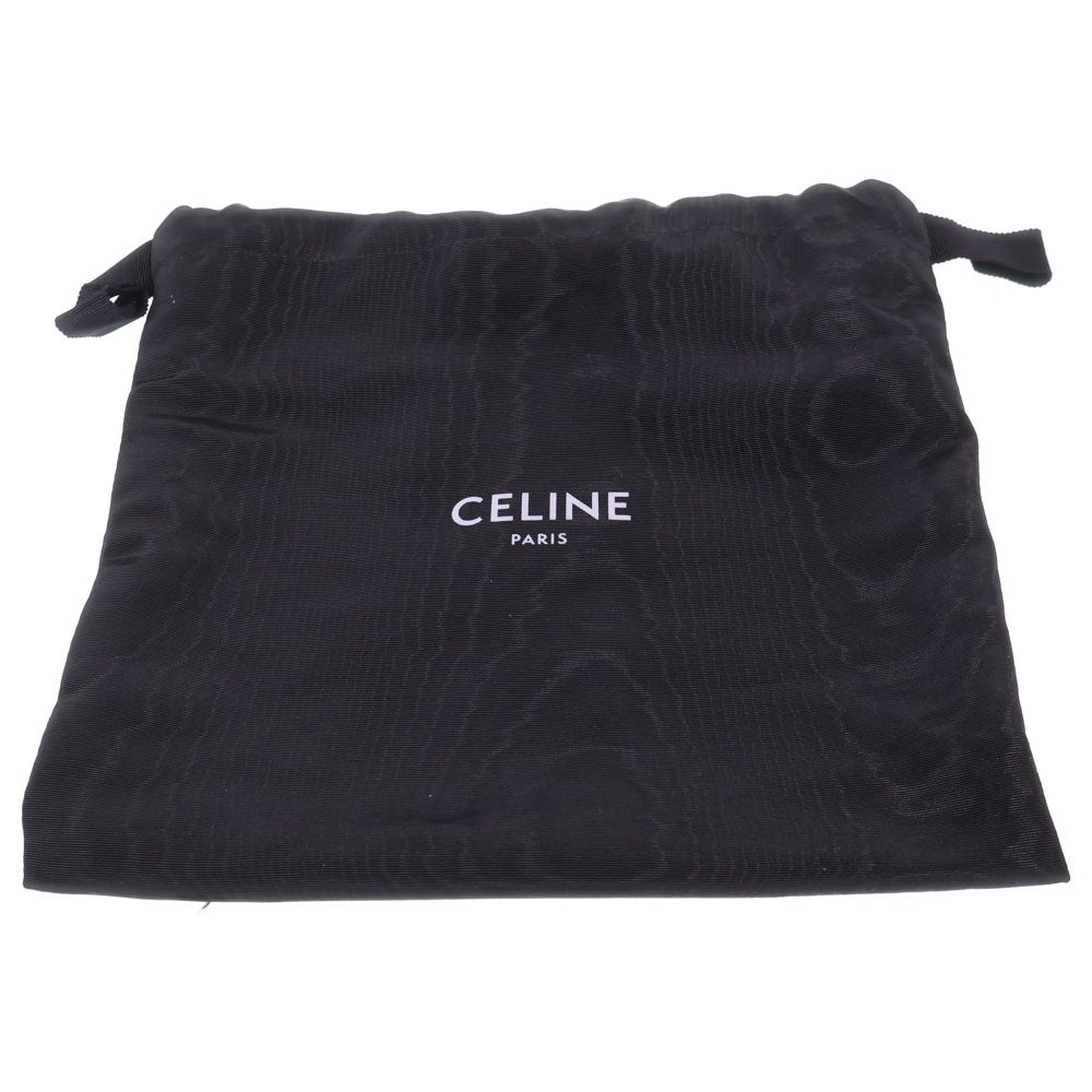 Celine Tassels Small Shoulder Bag Black Leather Gold — view 6
