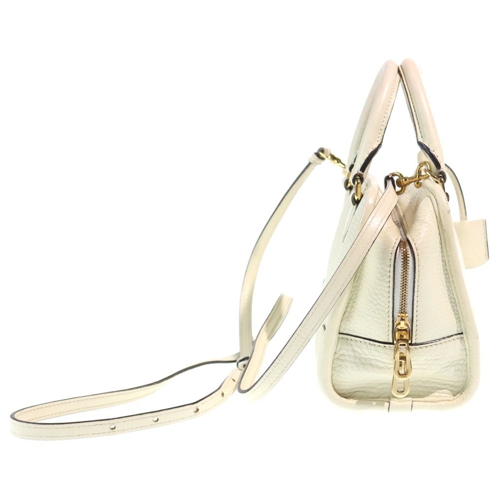 Loewe Amazona 23 2-Way Shoulder Bag White Ivory Leather Gold — view 3
