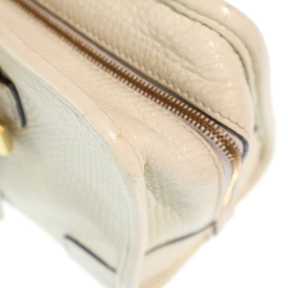 Loewe Amazona 23 2-Way Shoulder Bag White Ivory Leather Gold — view 5