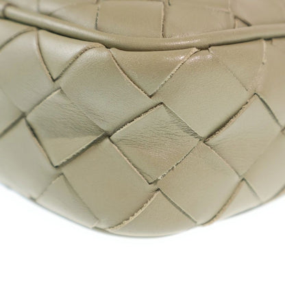 Bottega Veneta Intrecciato Shoulder Bag Mini Bag Light Green Leather Silver — view 6