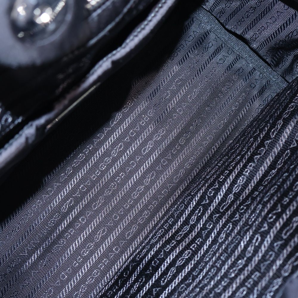 Prada Tessuto Bomber 2-Way Bag Black — view 4