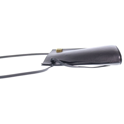 Loewe Anagram Dice Pocket Shoulder Bag Black Leather — view 3