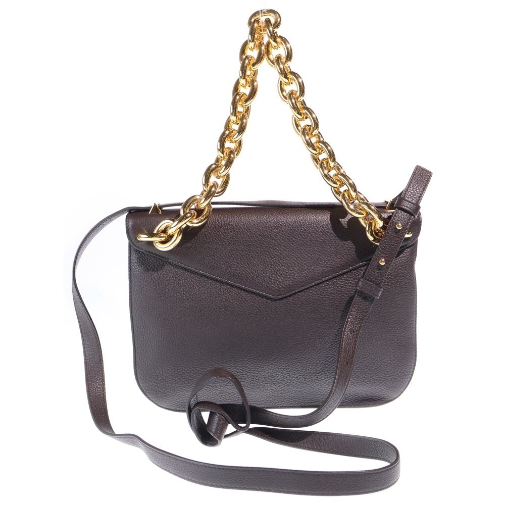 Bottega Veneta Mount 2-Way Shoulder Bag Brown Leather — view 2