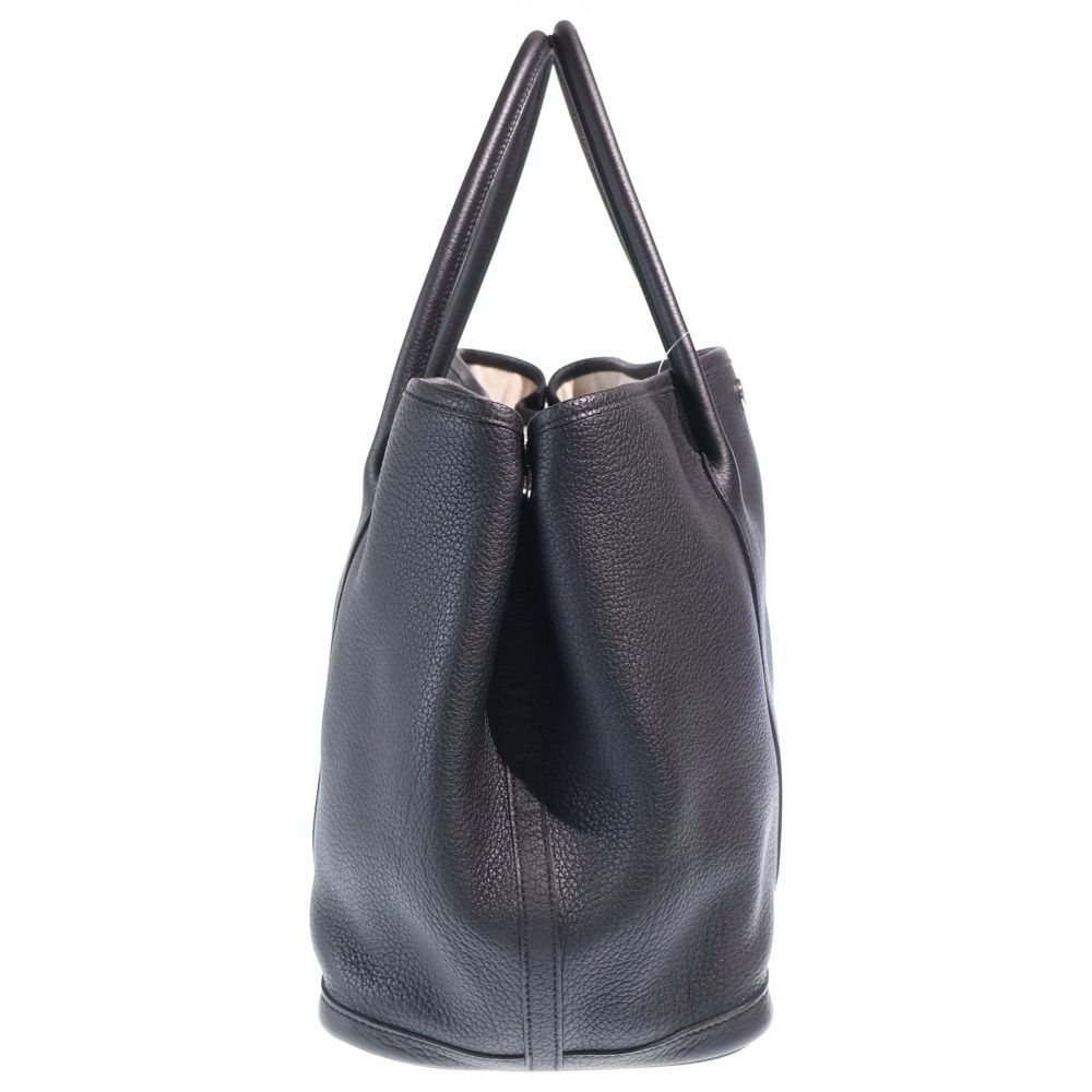 Hermes Garden Party PM Negonda Noir Silver Handbag — view 3