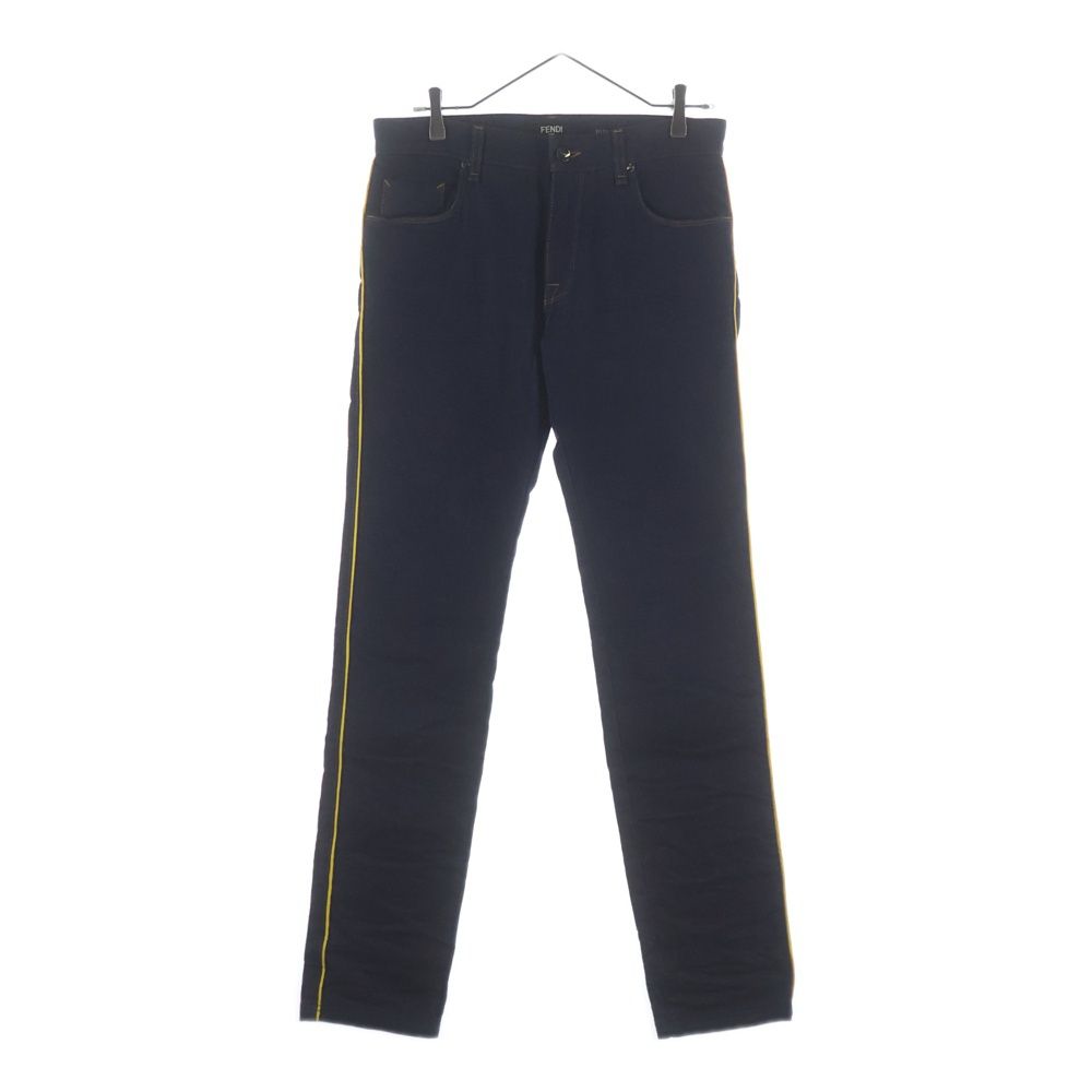Fendi Side Collar Line Denim Pants Indigo Agzr