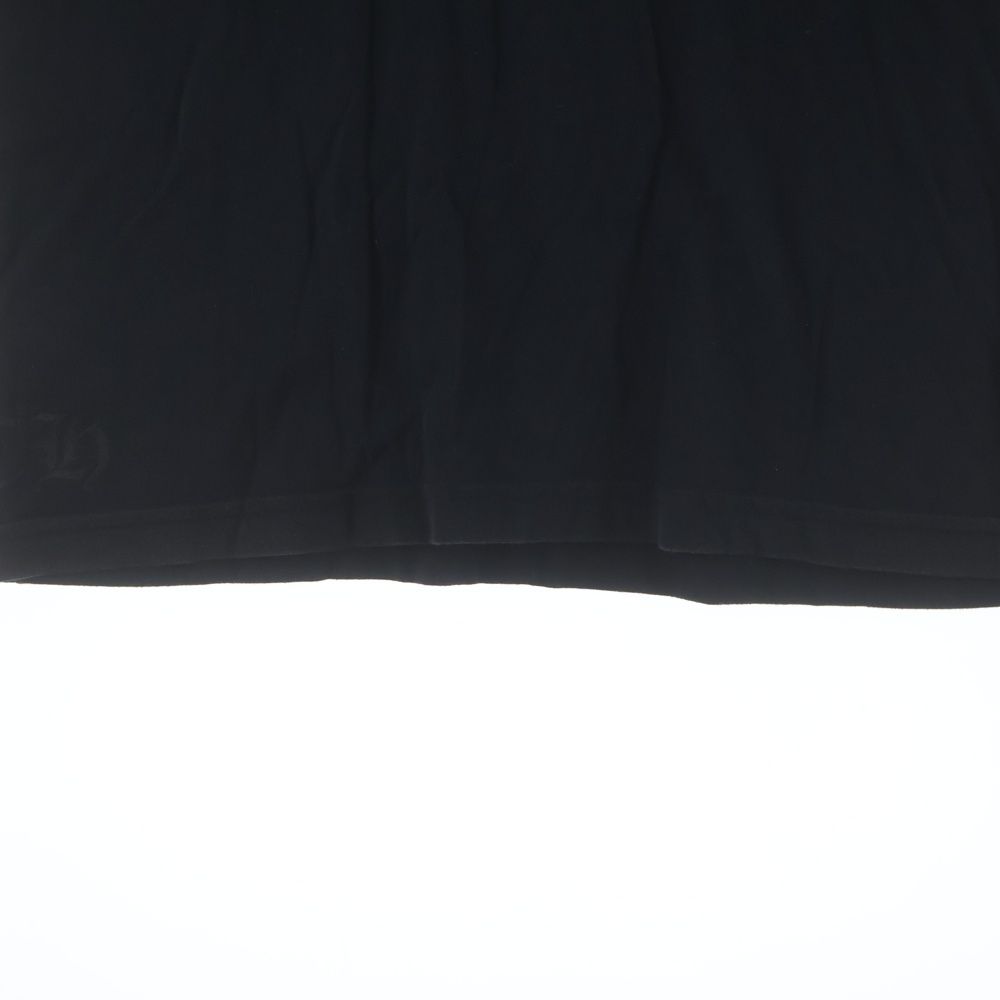 Chrome Hearts Vertical Logo Print Short Sleeve T-Shirt Black — view 6