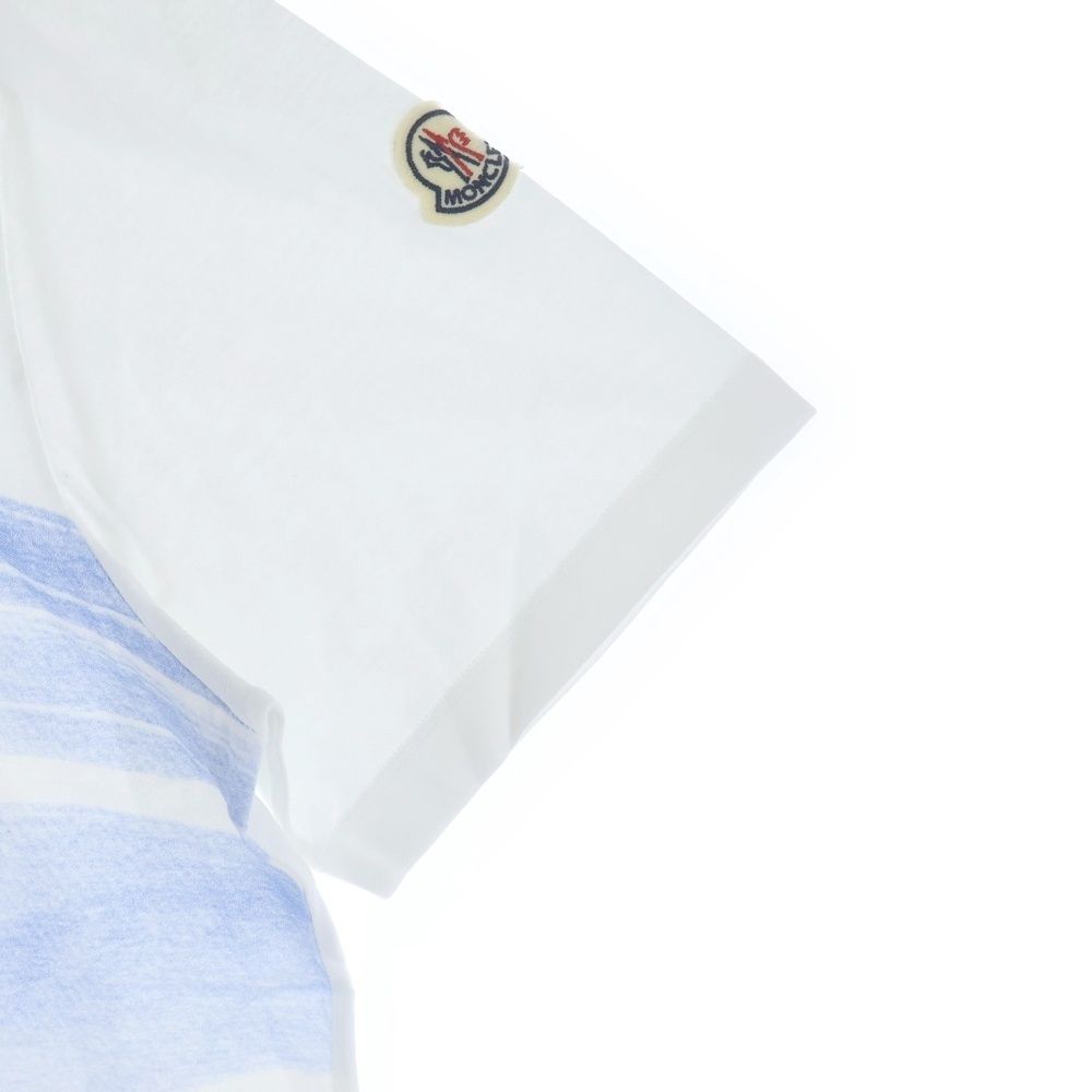 Moncler SS T-Shirt Printed Short Sleeve White — view 5