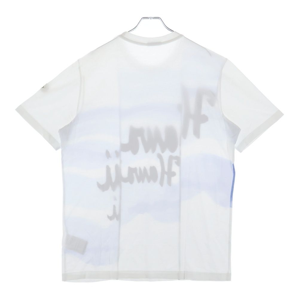 Moncler SS T-Shirt Printed Short Sleeve White — view 2