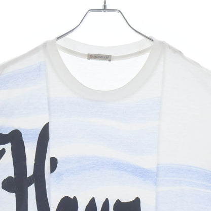 Moncler SS T-Shirt Printed Short Sleeve White — view 3