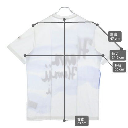 Moncler SS T-Shirt Printed Short Sleeve White — view 9