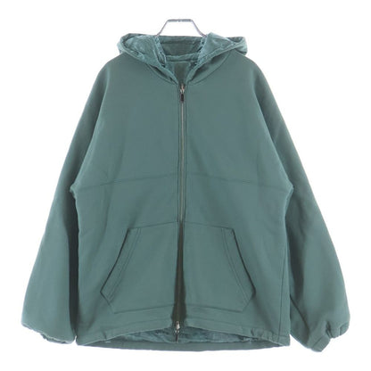 Dior Logo Embroidered Reversible Zip Up Hoodie Green — view 2