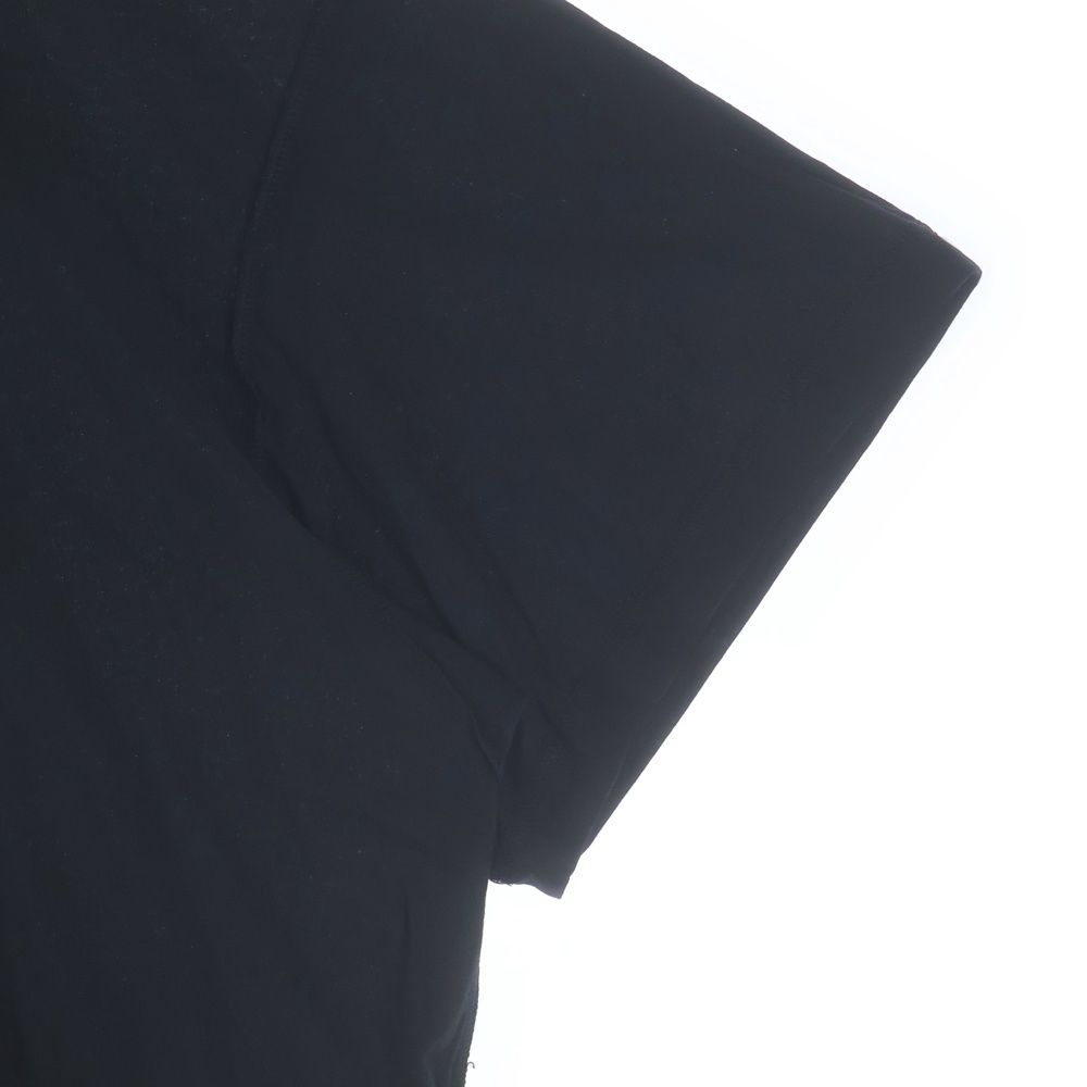 Balenciaga Inside Out T-Shirt Out Logo Print Short Sleeve Top Black — view 5