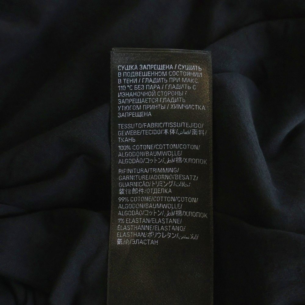 Balenciaga Inside Out T-Shirt Out Logo Print Short Sleeve Top Black — view 7