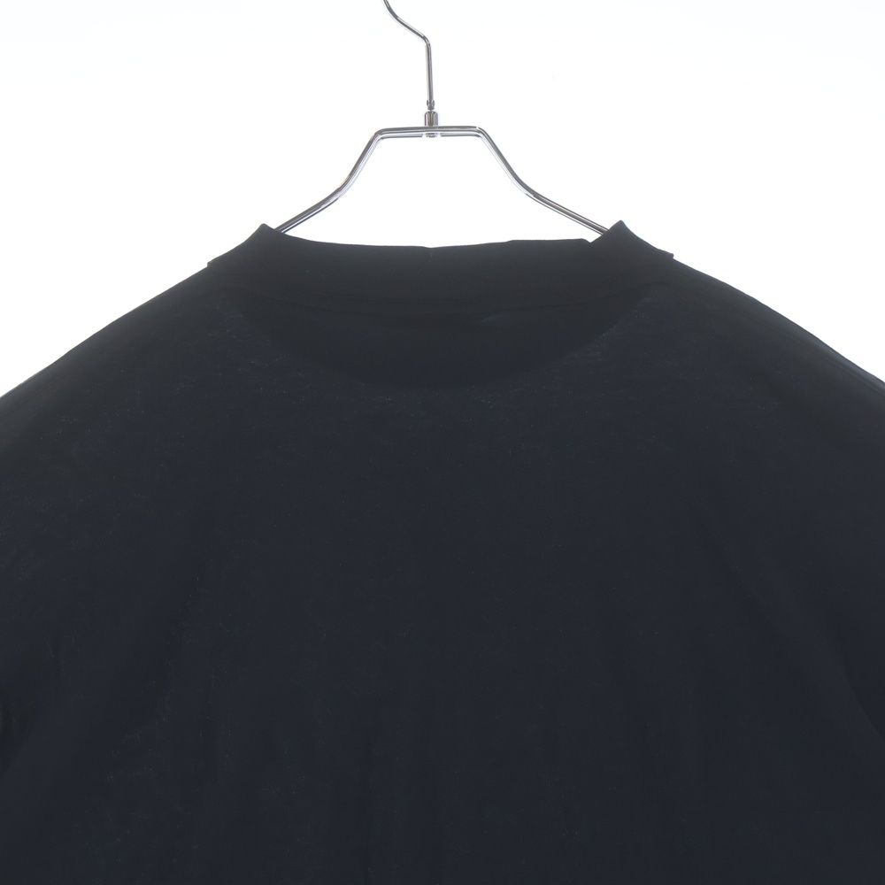 Balenciaga Inside Out T-Shirt Out Logo Print Short Sleeve Top Black — view 4