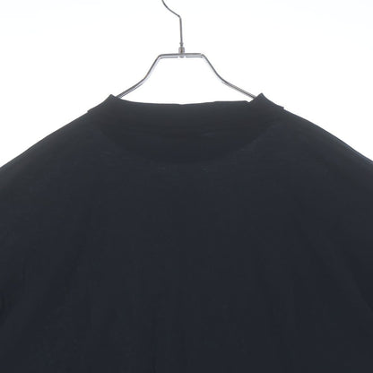 Balenciaga Inside Out T-Shirt Out Logo Print Short Sleeve Top Black — view 4