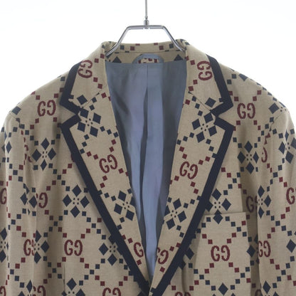 Gucci GG Patterned Tailored Jacket Multi — view 3