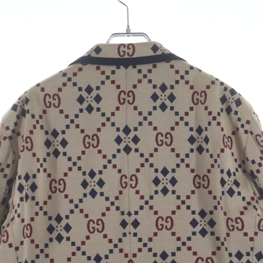 Gucci GG Patterned Tailored Jacket Multi — view 4