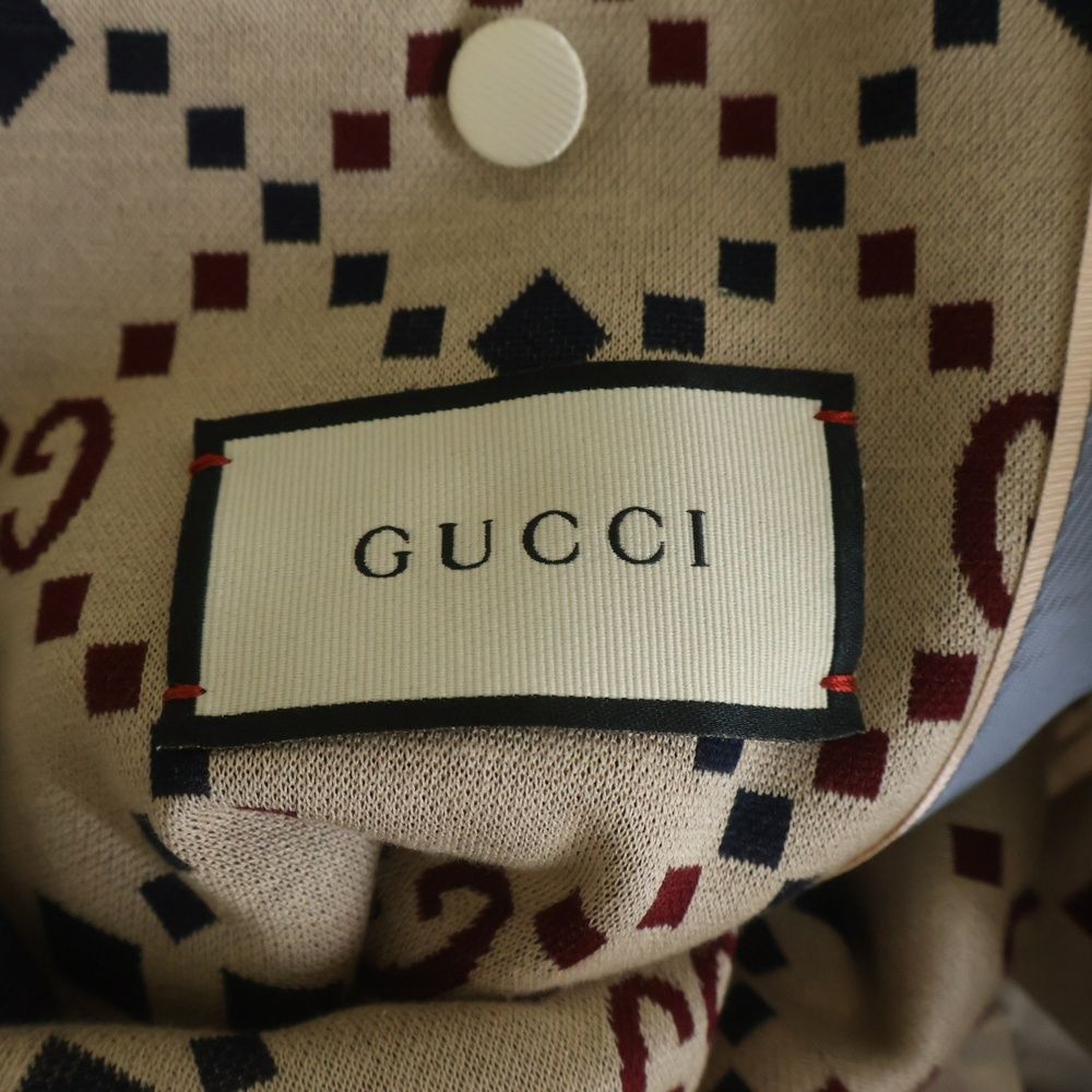 Gucci GG Patterned Tailored Jacket Multi — view 7