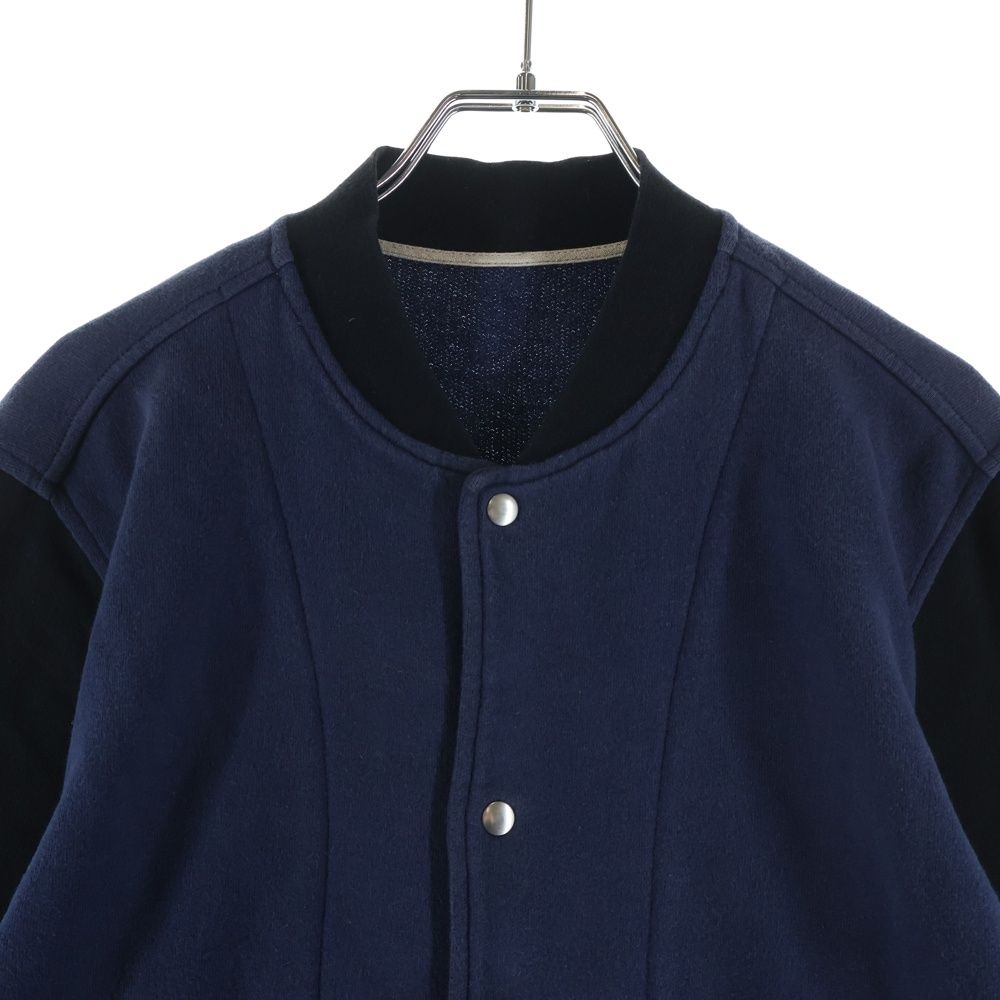 Dior Homme Bomber Varsity Jacket Stadium Black Blue — view 3