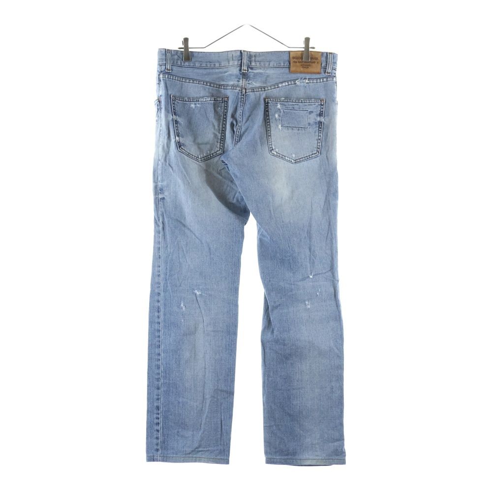 Dolce & Gabbana Crash Distressed Low Rise Denim Pants Y2k Indigo — view 2