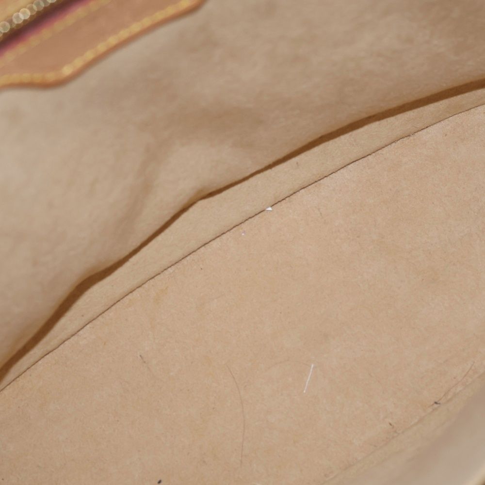 Louis Vuitton Monogram Babylon Tote Brown Leather Gold — view 4