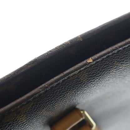 Louis Vuitton Monogram Babylon Tote Brown Leather Gold — view 6