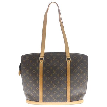 Louis Vuitton Monogram Babylon Tote Brown Leather Gold — view 2