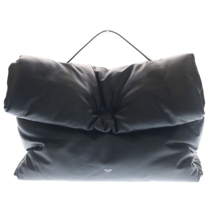 Celine Pillow Bag Leather Handbag Black