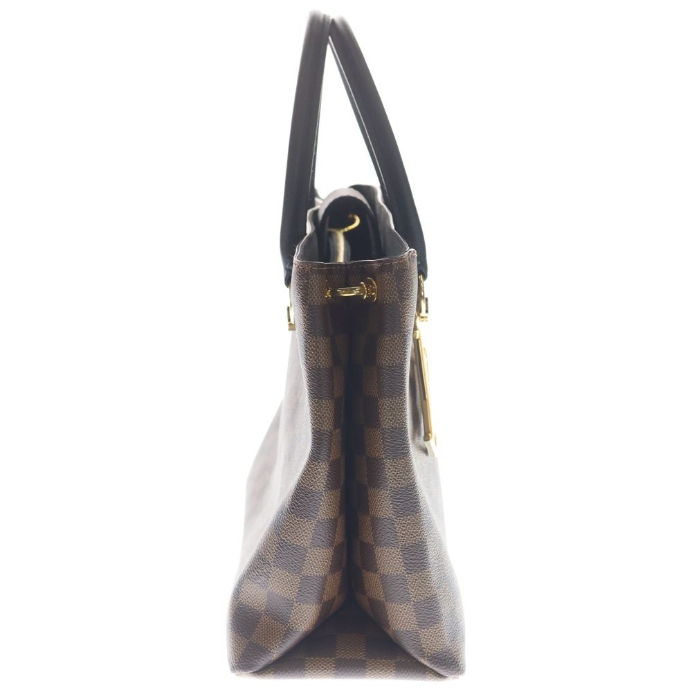 Louis Vuitton LV Riverside Damier Leather 2-Way Bag Gold Brown — view 3