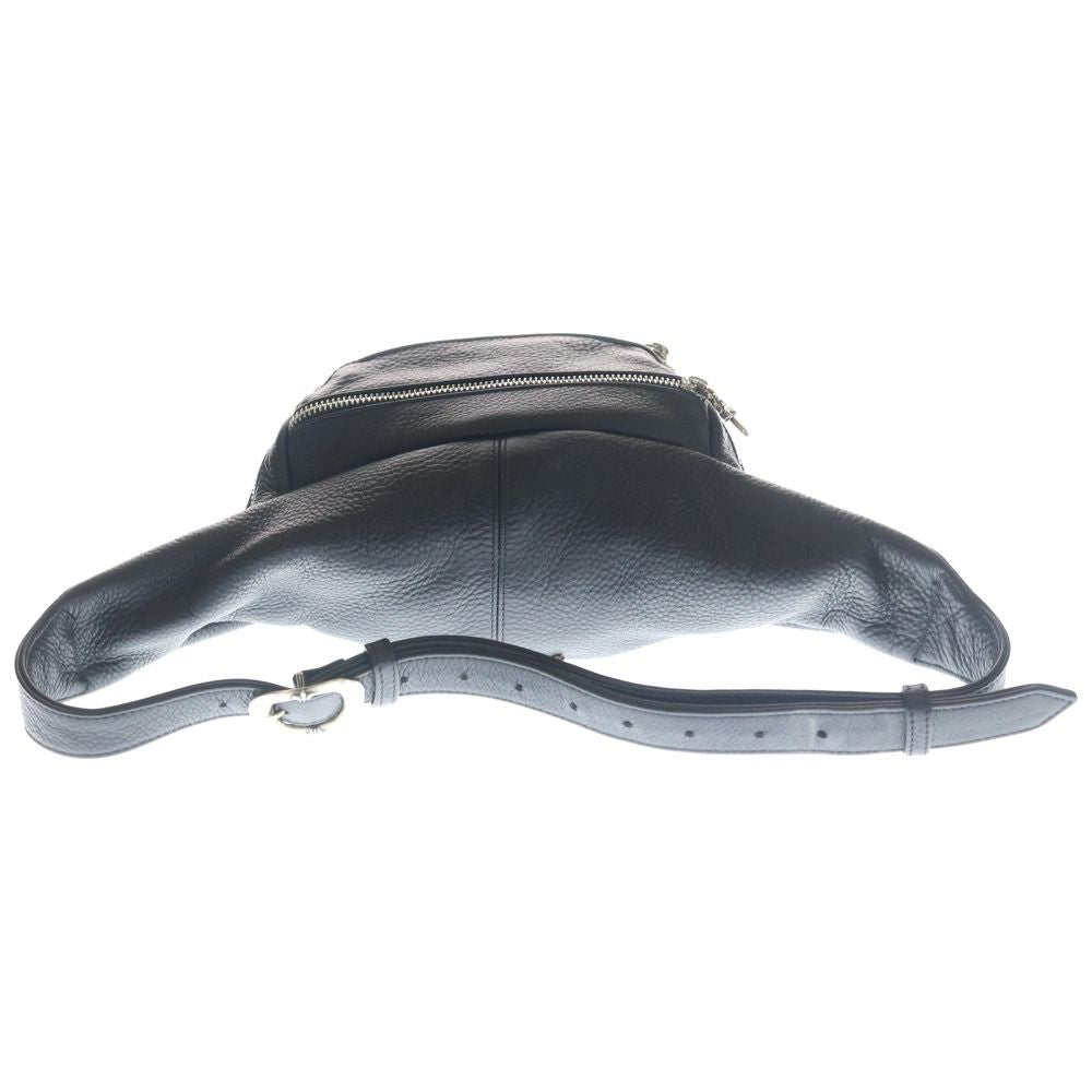 Chrome Hearts 1 Snat Pack Dagger Zip Gunslinger Belt Leather Waist Bag Black — view 2