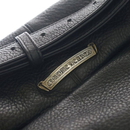 Chrome Hearts 1 Snat Pack Dagger Zip Gunslinger Belt Leather Waist Bag Black — view 6