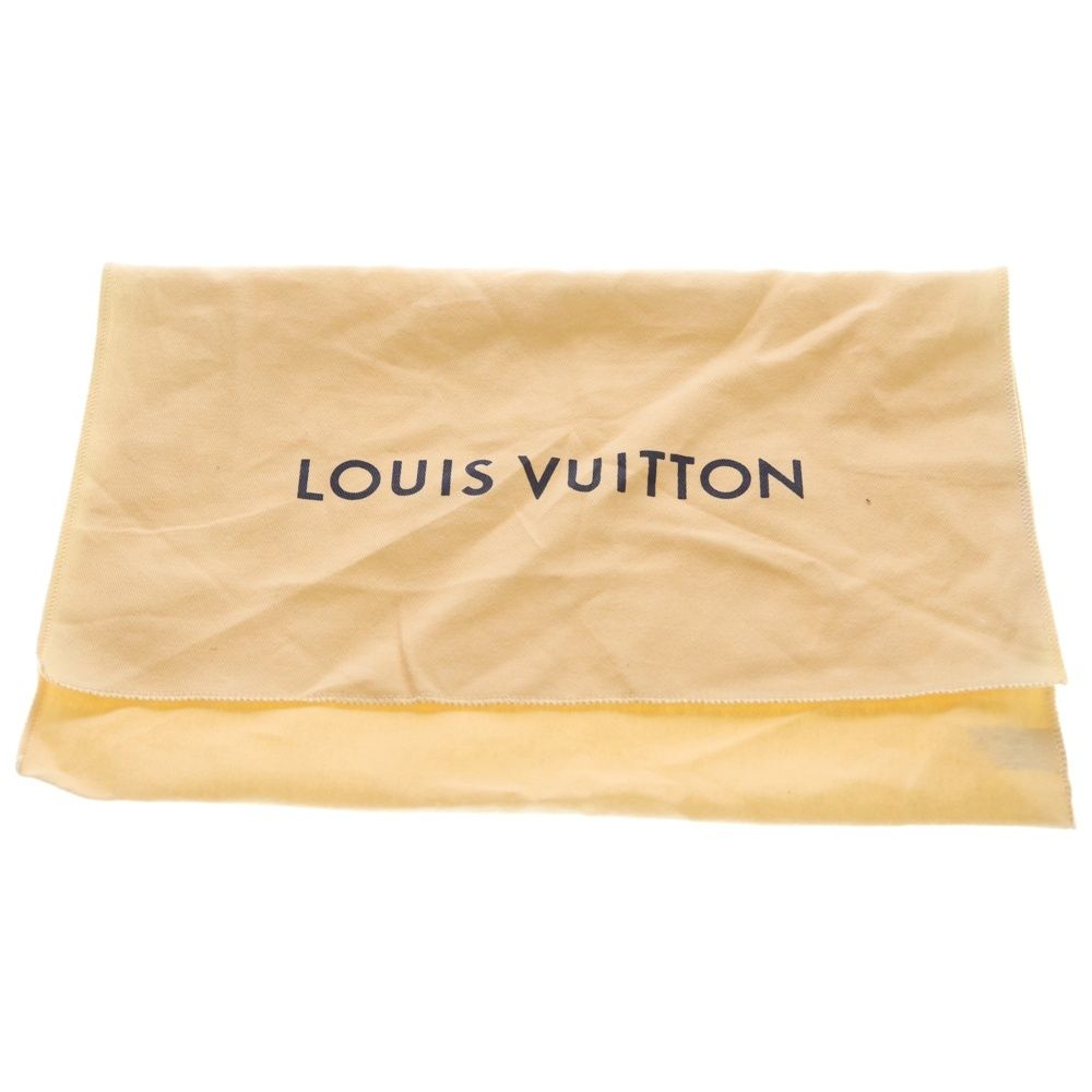 Louis Vuitton Pochette XL Monogram Leather Shoulder Bag Brown — view 6