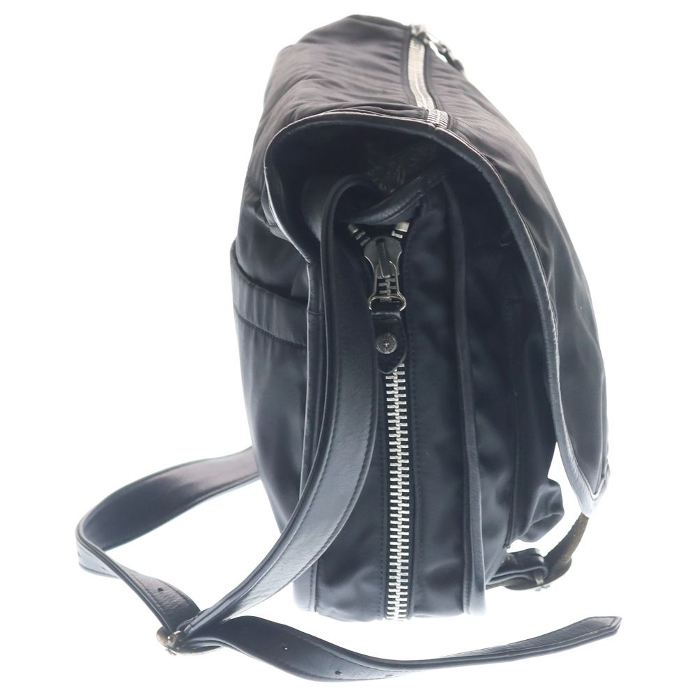 Chrome Hearts Gunslinger Nylon Shoulder Messenger Bag Black — view 3