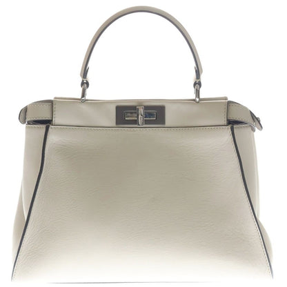 Fendi Peekaboo Regular 2-Way Bag Ivory — view 2