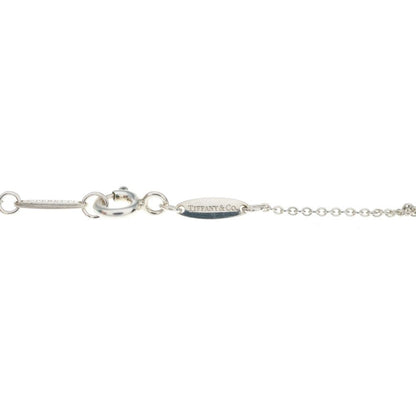 Tiffany & Co Double Open Heart Necklace Pendant Chain Silver Pink Gold — view 5
