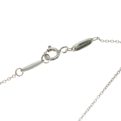 Tiffany & Co Double Open Heart Necklace Pendant Chain Silver Pink Gold — view 4