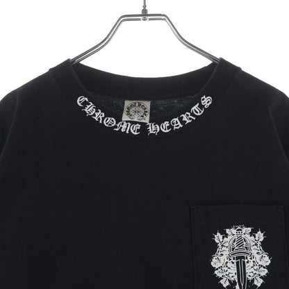 Chrome Hearts Vintage Neck Logo Vine Daga Chest Pocket Back Scroll Label Short — view 3