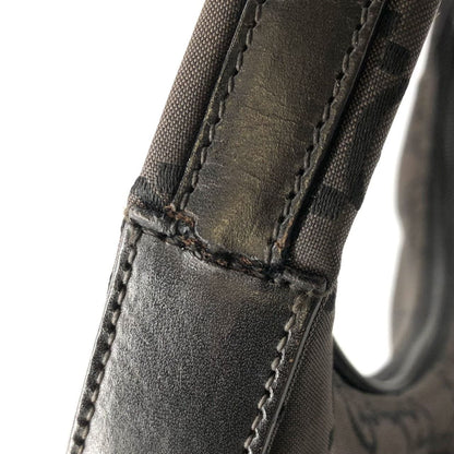 Gucci 001 Shoulder Bag GG Nylon Brown — view 6