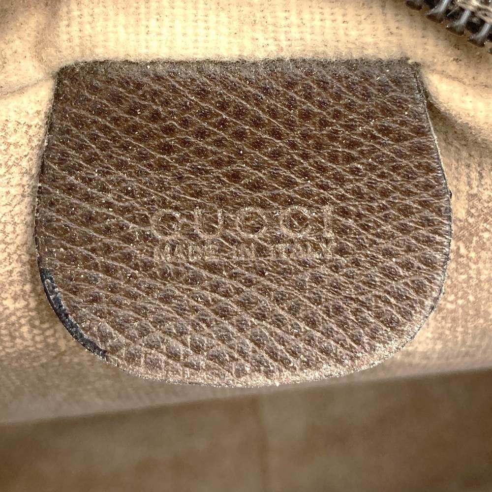 Gucci 007 58 GG Supreme Sherry Shoulder Bag Leather Brown Vintage — view 7