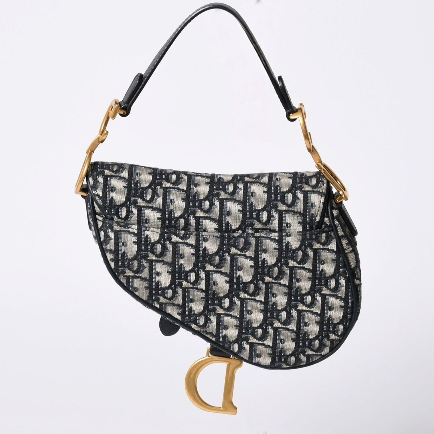 Dior Saddle Mini Bag M ZQ Oblique Navy — view 2