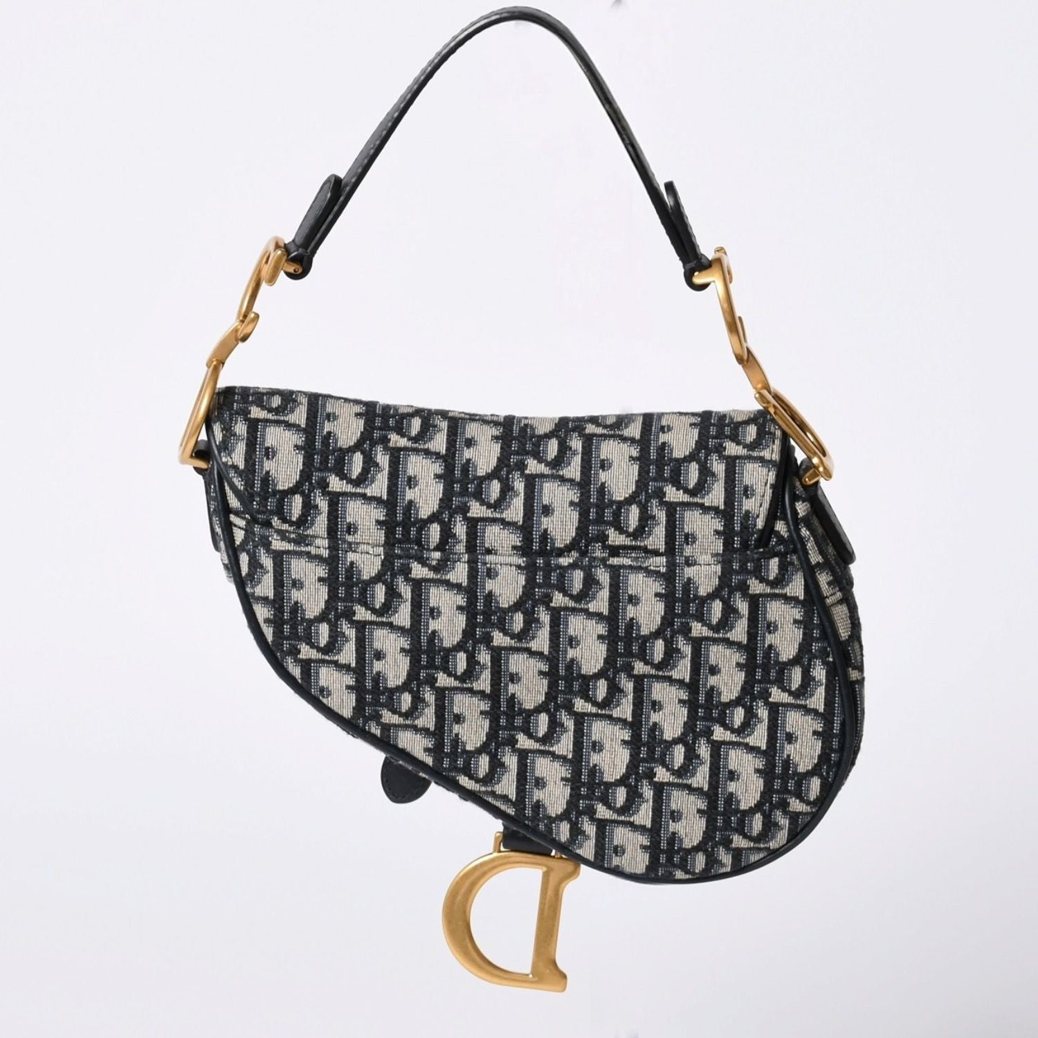 Dior Saddle Mini Bag M ZQ Oblique Navy — view 2