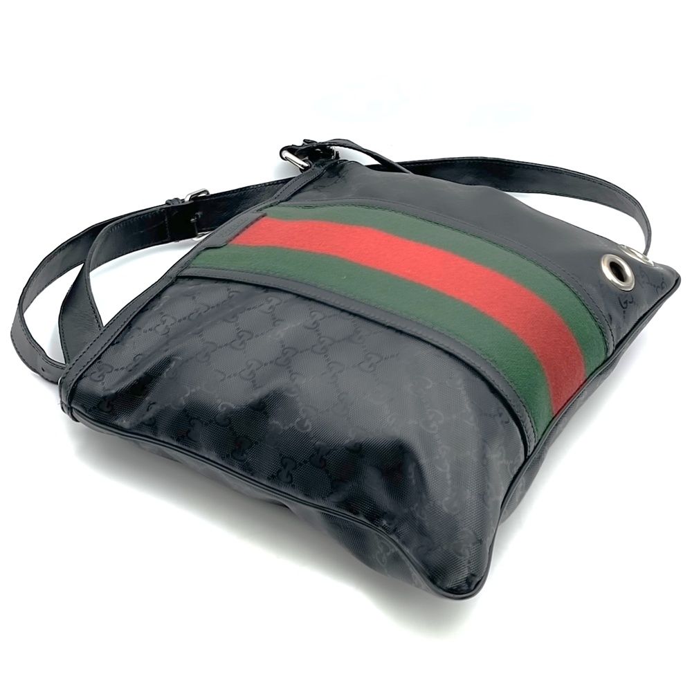 Gucci GG Supreme Fiat 500 Collaboration Sherry Shoulder Bag Leather Black — view 3
