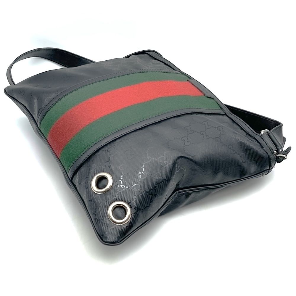 Gucci GG Supreme Fiat 500 Collaboration Sherry Shoulder Bag Leather Black — view 2