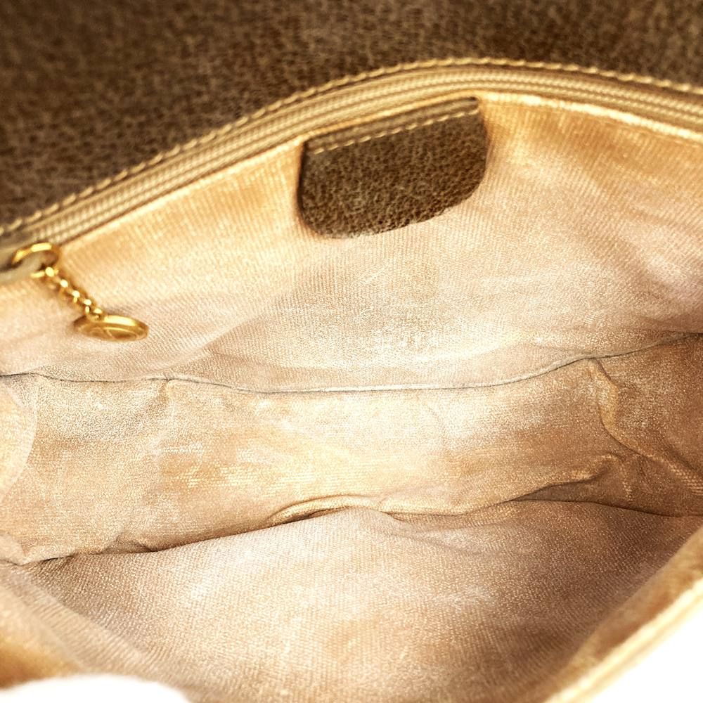 Gucci 007 14 Shoulder Bag Canvas Leather Brown Vintage — view 6