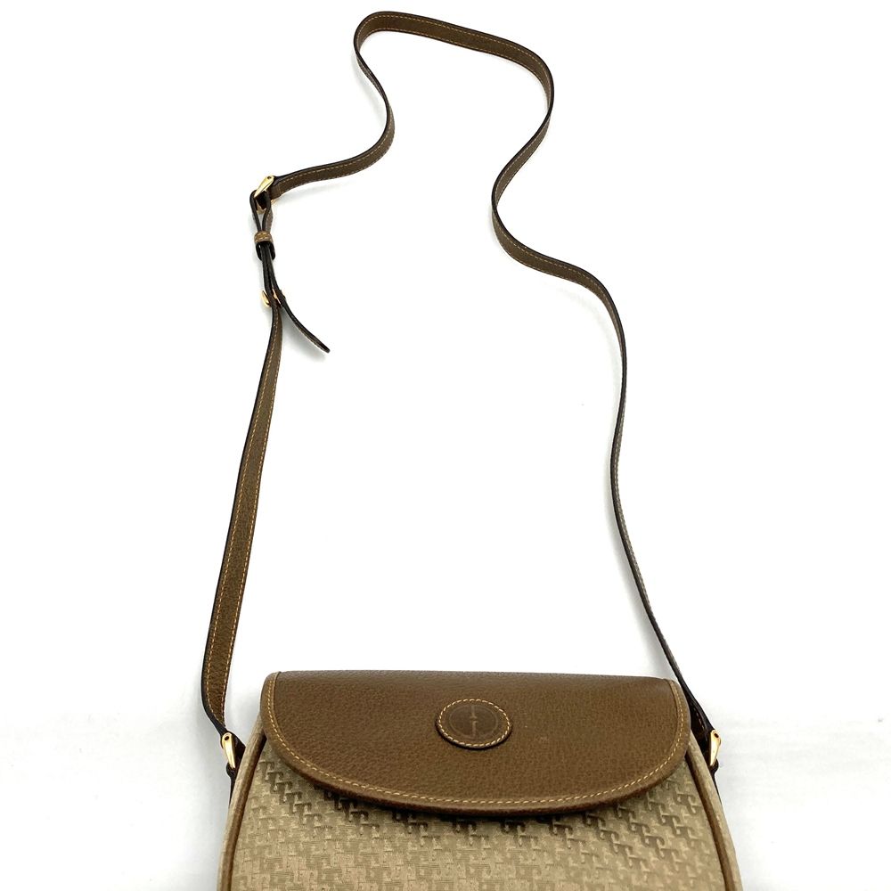 Gucci 007 14 Shoulder Bag Canvas Leather Brown Vintage — view 5