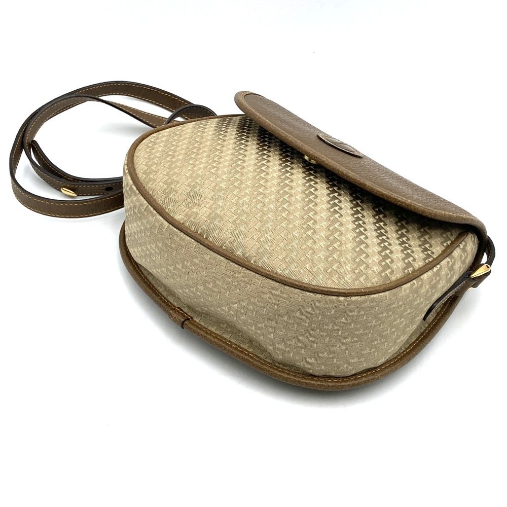 Gucci 007 14 Shoulder Bag Canvas Leather Brown Vintage — view 2