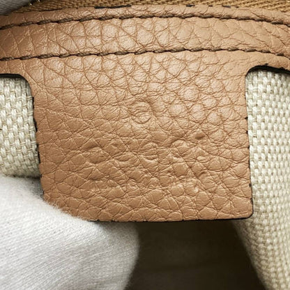 Gucci Shoulder Bag Chain Soho Leather Beige — view 7