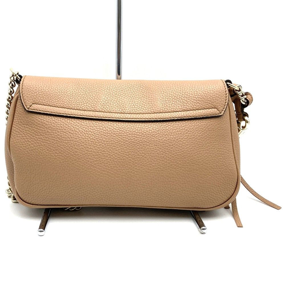 Gucci Shoulder Bag Chain Soho Leather Beige — view 4