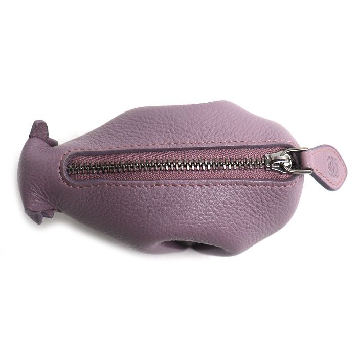 Loewe Animal Cow Motif Coin Case Purple — view 5
