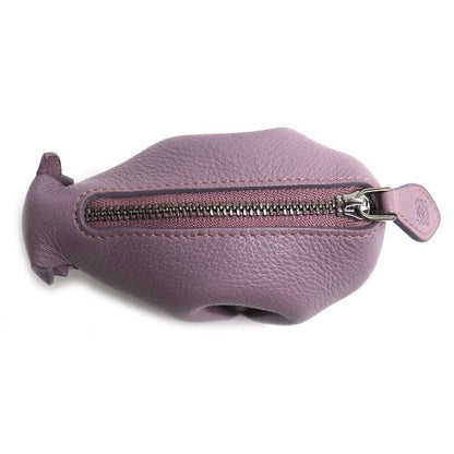 Loewe Animal Cow Motif Coin Case Purple — view 5